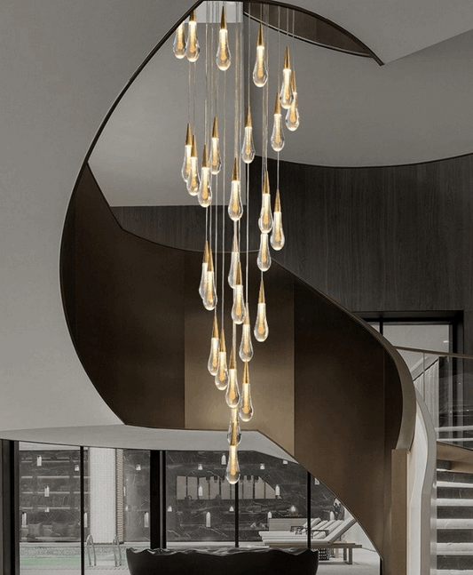 INDRA CRYSTAL DROPLET CHANDELIER