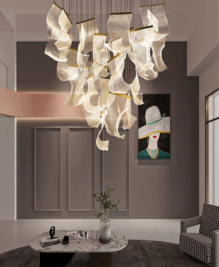 Helia Elegant Post Modern Chandelier